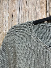 Preloved HAND KNITS BY ME Grey Cotton Cardigan