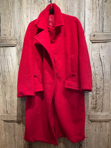 Preloved MODISSIMA Cherry Red Soft Coat