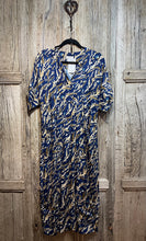 Preloved TOAST Blue Pattern Dress