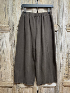 Knit Knit Cotton Mix Trousers K55 Marrone AW24