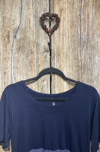 Preloved BAMBOO WARDROBE, Blue Cotton/Bamboo Dress