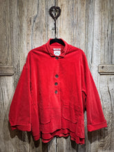 Preloved TreBarraBi Red Velvet Jacket
