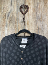 Preloved SAHARA Batwing Jersey Top with Spot Detailing