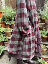JLS Check Cotton Dress Coat D56