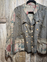JLS Double Breasted Cotton Floral Jacket 1111