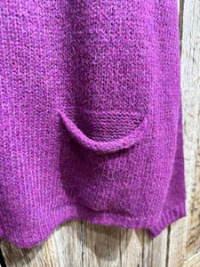 Alembika Purple Knit Sweater AS726P AW24