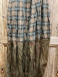 Preloved Blue and Green Check Pinafore
