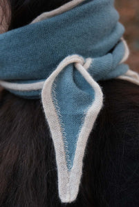 Oats & Rice Austen Airforce Blue Cashmere Scarf OR25-NS02