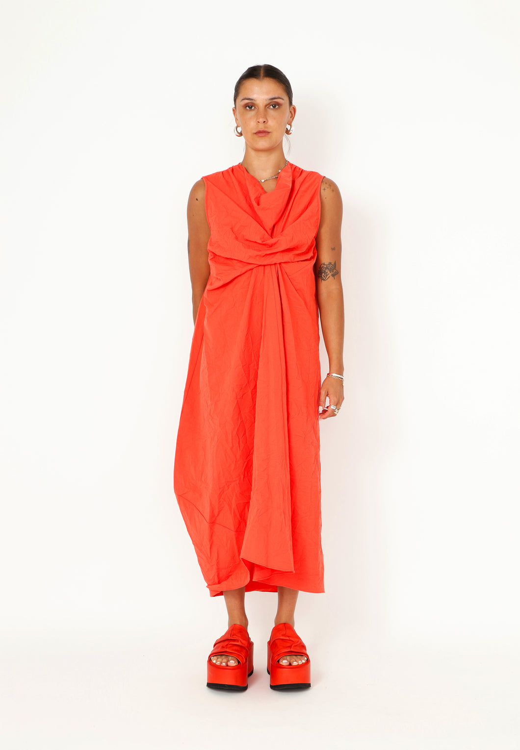 Sort Aarhus Orange SA-MALAN Dress SS26 – Dotclothing UK