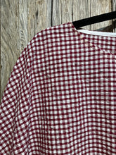 Preloved Officinae Red and White Gingham Top