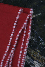 Oats & Rice Weaver Cashmere Scarf Brick Red OR25-S01