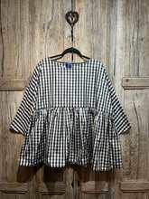 Preloved Officinae Black and White Check Top