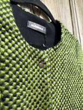 Alembika Green Knit Popper Jacket AJ712G AW24