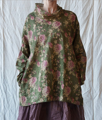 Les Ours Silvere Cotton Mousse Fleurs Top AW25