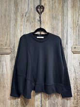 Alembika Black Cotton Sweatshirt UT472B AW24