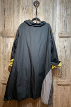 Preloved LUUKAA Black and Acid Yellow Dress Coat