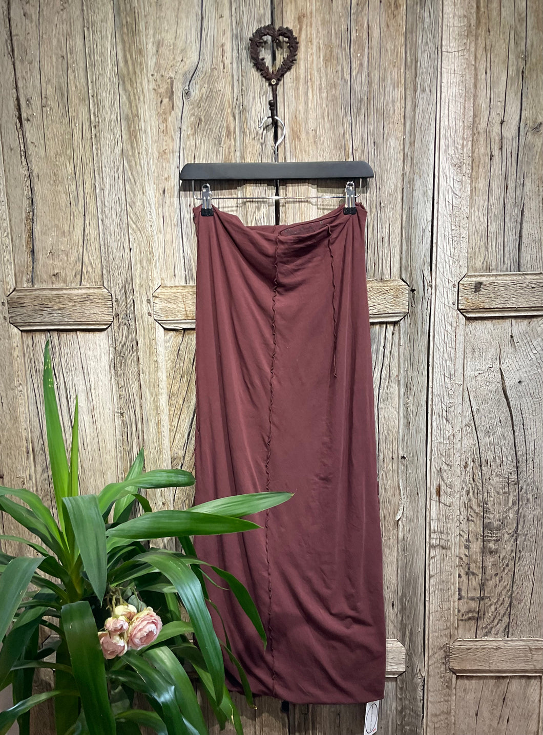 Preloved RUNDHOLZ Claret Stretch Jersey Skirt