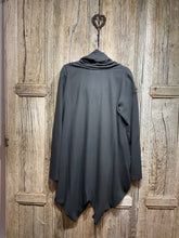 Preloved ANNETTE GORTZ Grey Jersey Cowl Neck Dress