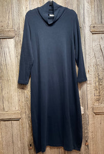 Preloved MAMA B Navy Fleece Dress