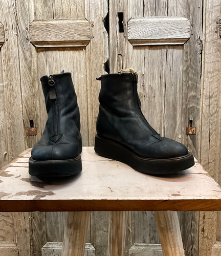 Preloved LOFINA Zip Detail Leather Boots