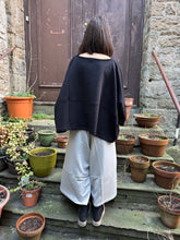 Sort Aarhus Black Oversized Jersey Top SA2174 SS26