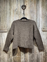 Handknits by ME Brown Crop Wool Jumper