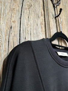 Alembika Black Cotton Sweatshirt UT472B AW24