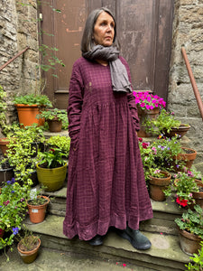 Ewa I Walla Gry Linen Dress 55929 AW25
