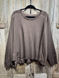 Plü Chocolate Wide Sweater One Size 2105 AW25
