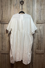 Preloved BARBARA LANG, White Cotton Dress