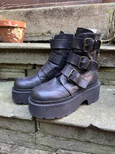 Lofina Gasoline Nero Buckle Boots EU37
