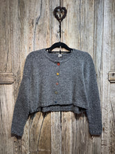 Handknits by ME Grey Crop Cardigan