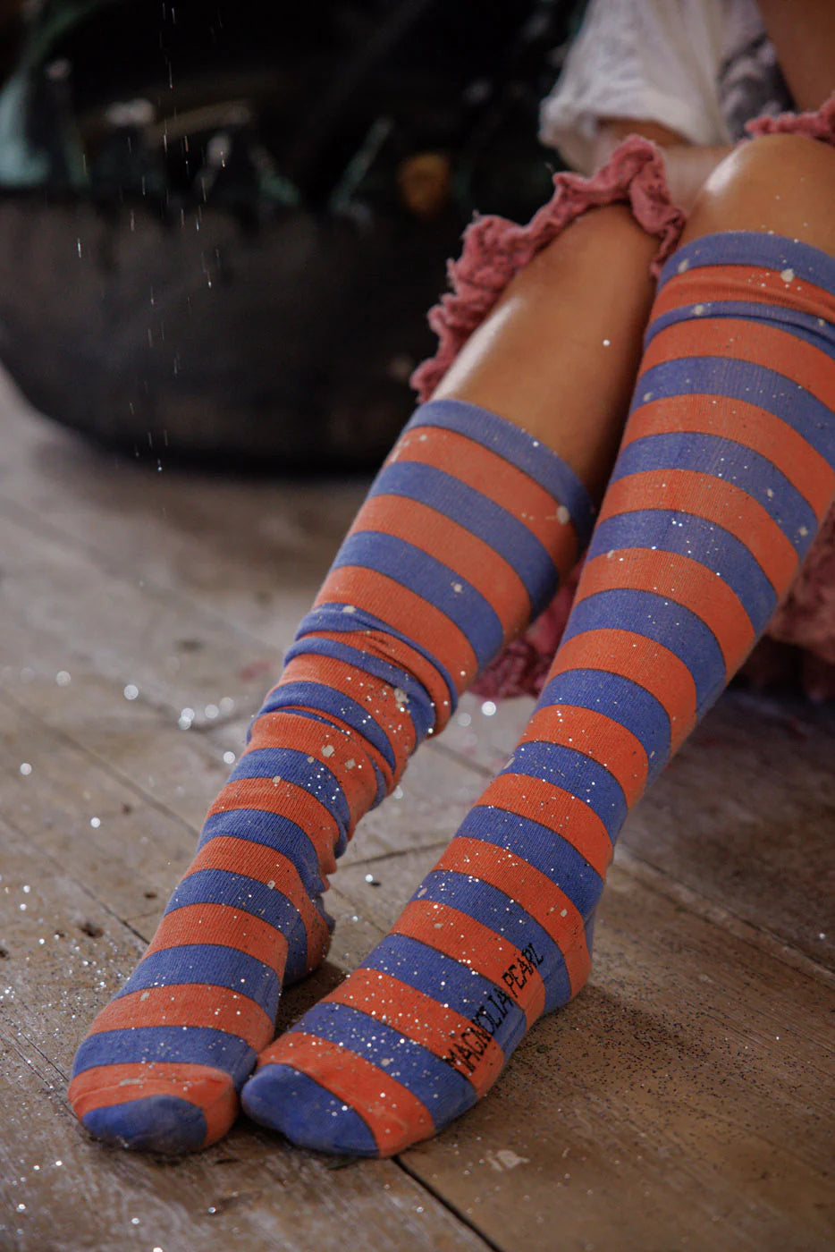 Magnolia Pearl Art Class OTK Socks PJB 165