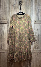 Preloved Les Ours Brown Floral Dress