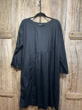 Preloved ESKANDER Oversize Front-Pleated Black Dress