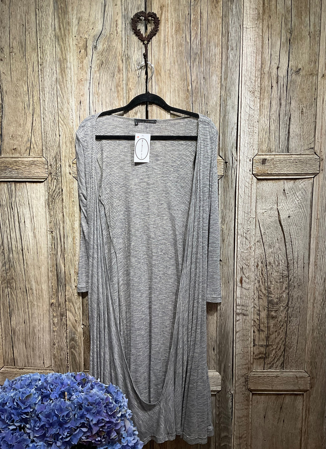 Preloved ELSEWHERE, Long Grey Cardigan