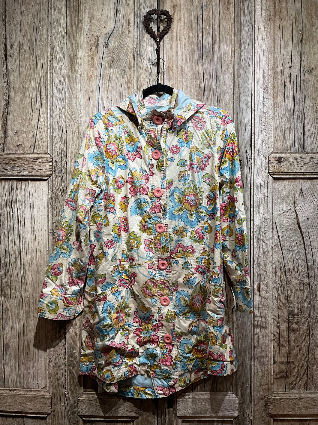 Preloved Floral Rain Mac