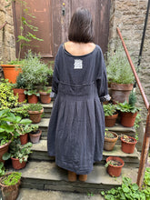 JLS Navy Check Soft Cotton Dress D55A
