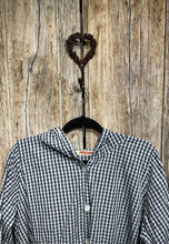 Preloved PRIVATSACHEN Blue Check Cotton Jacket/Smock