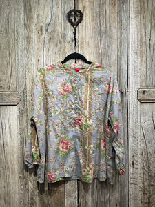 Preloved EWA I WALLA Floral. Blouse 44767