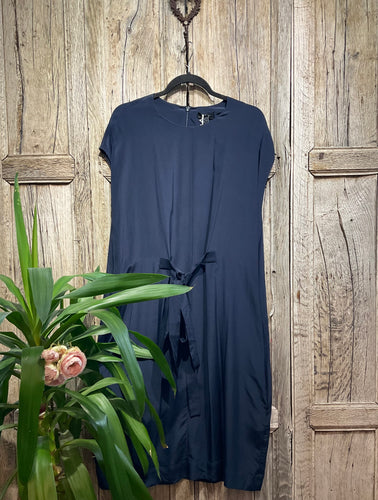 Preloved COS Navy Shift Dress - Silk