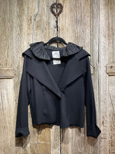Preloved ANNETTE GORTZ BLACK Jacket with Frill Detail