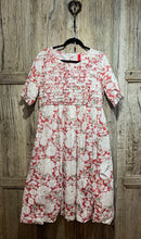 Preloved Ewa I Walla Red Floral Cotton Dress
