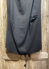 Preloved LILITH Fish-Tail Lined Linen Black Skirt