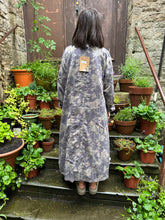 JLS Button Up Reversible Grey Long Duster Dress Coat D39