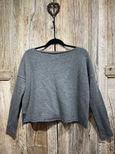 Preloved TOAST Grey Neck Crop Sweater