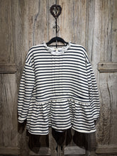 Preloved CABBAGES & ROSES Stripe Fleece Lined Jumper