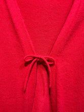 Preloved BRORA Red Cashmere Cardigan