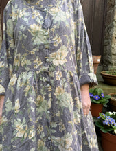 JLS Button Up Floral Print Dress D06