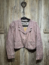JLS Red Striped Reversible Jacket D35